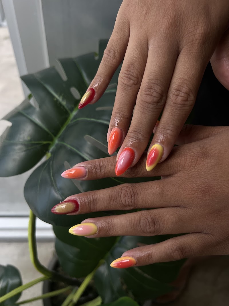 Almond Nails nail design by IRISSTHETICS in Miami