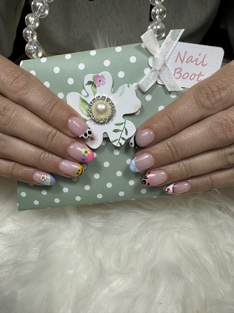 Spring Nails nail design by The Nail Boot - Bermondsey in London