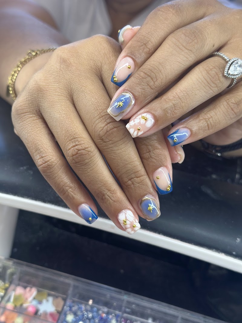 Boho Nails nail design by Le Nail Spot in New York
