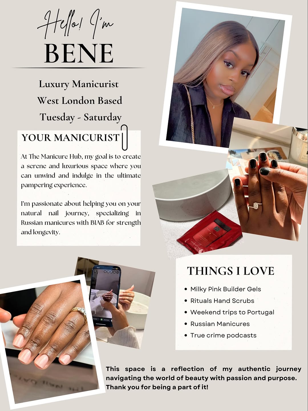 French Tips at The Manicure Hub in London