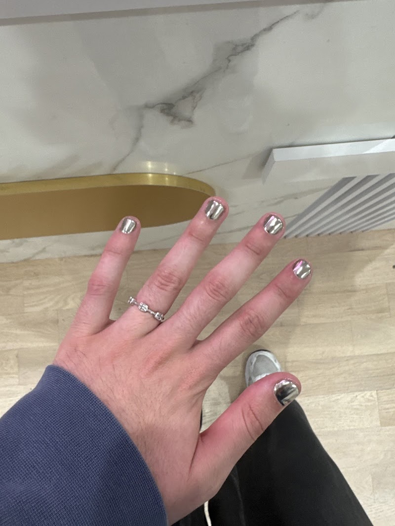 Marble Nails nail design by DidiNailsNY Russian gel manicure