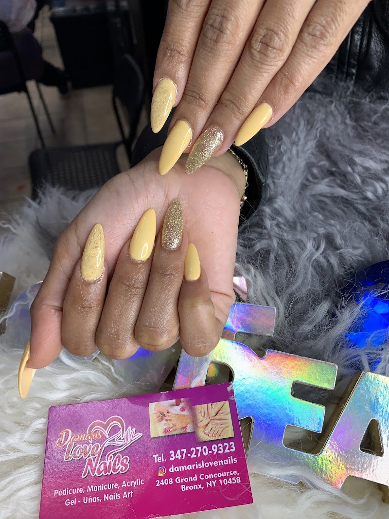 Summer Nails nail design by Damaris Love Nails in New York