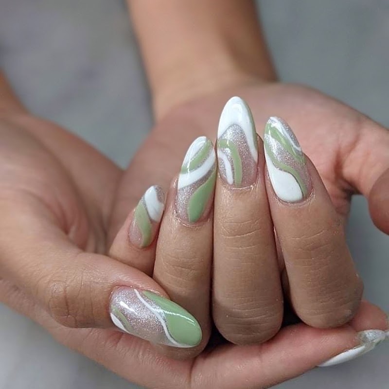 Holographic Nails nail design by Emblush Beaute