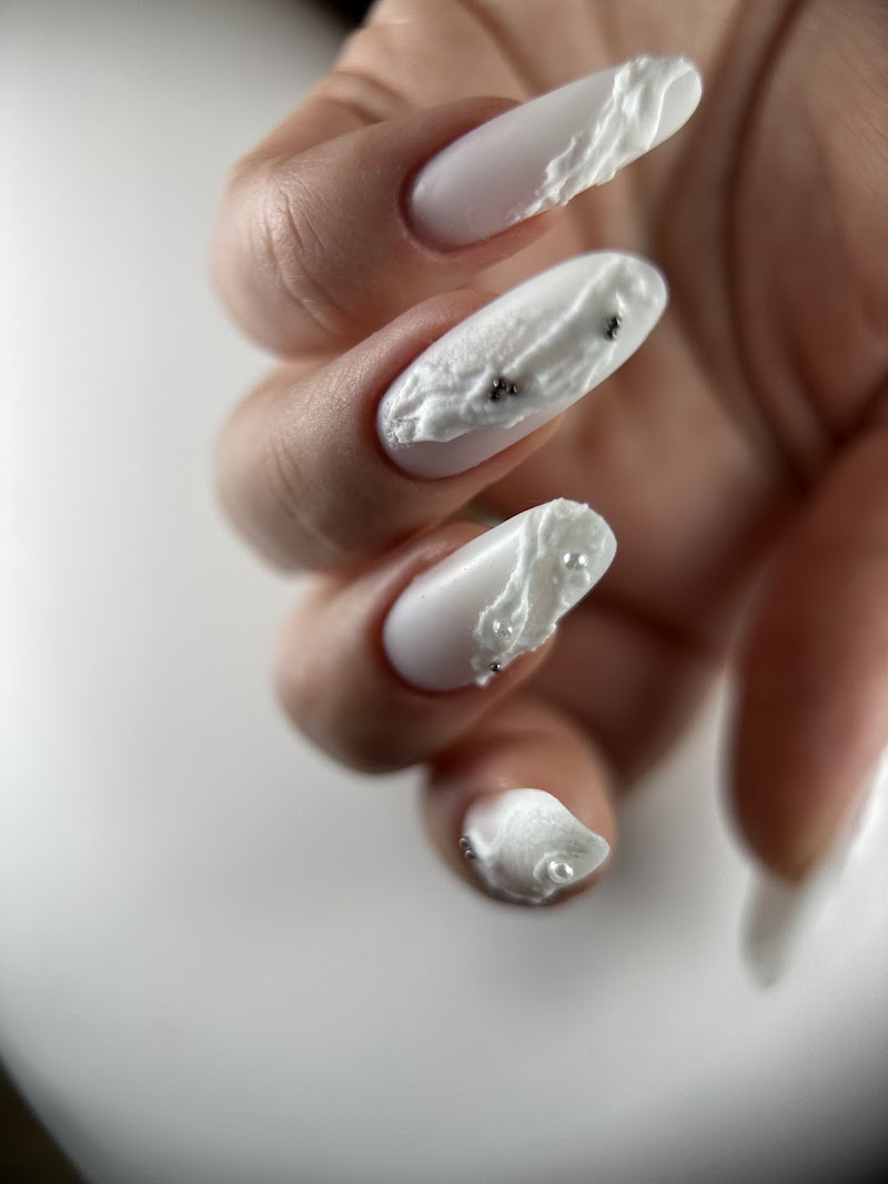 Fall Nails nail design by Kristina Nails in London