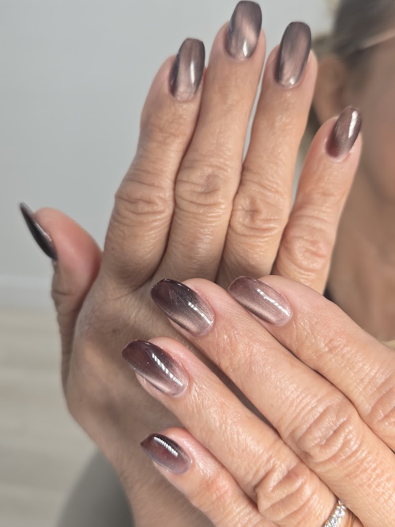 Dark Nails nail design by True Glow LLC/ Nails in Miami