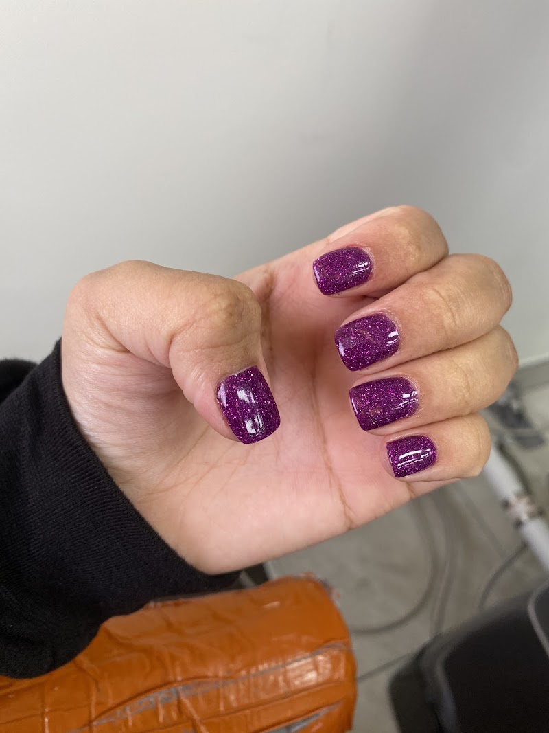 Winter Nails nail design by Lumi Nail Inc in New York