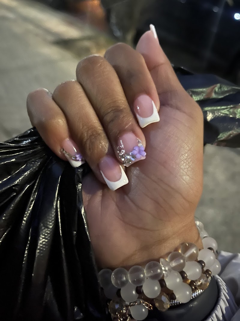 French Tips at Anne Nail Salon Inc. in New York