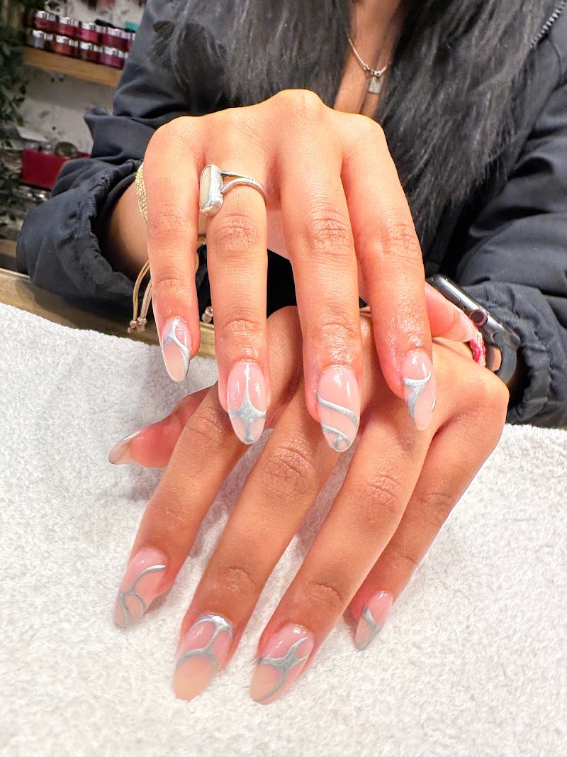 Gel-X nail design by The Nail Garden Soho in London