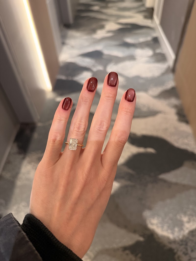 Winter Nails nail design by CoNA-The Collective of Nail Art in New York