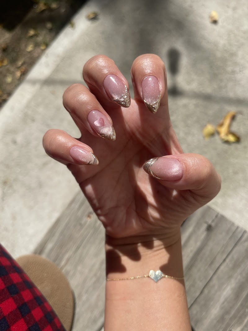 Winter Nails nail design by CoNA-The Collective of Nail Art in New York