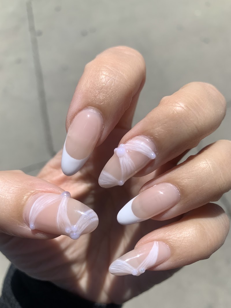 French Tips at Sage Nail Studio in Los Angeles