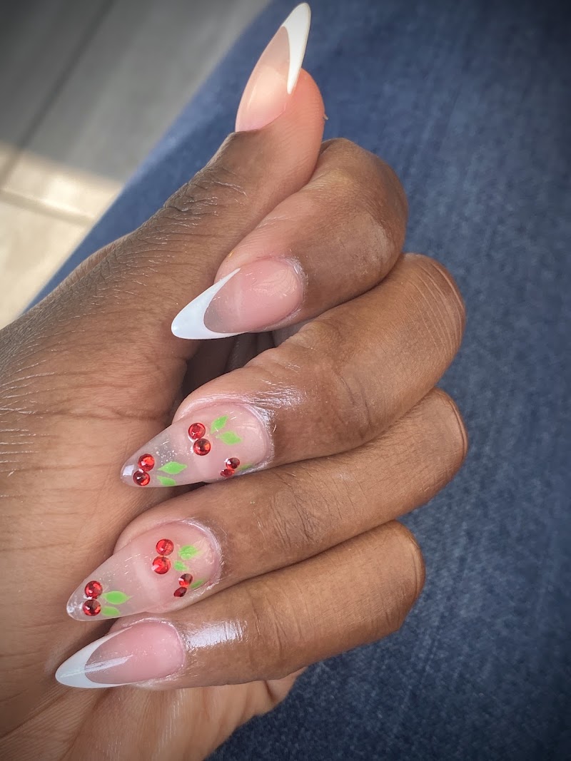 Pink Nails nail design by Sugarcoat House of Beauty in New York