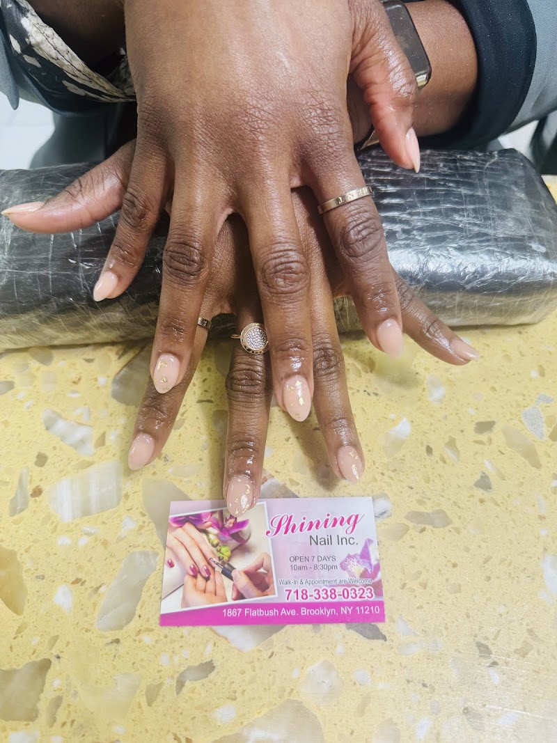 French Tips at Shining Nail INC in New York