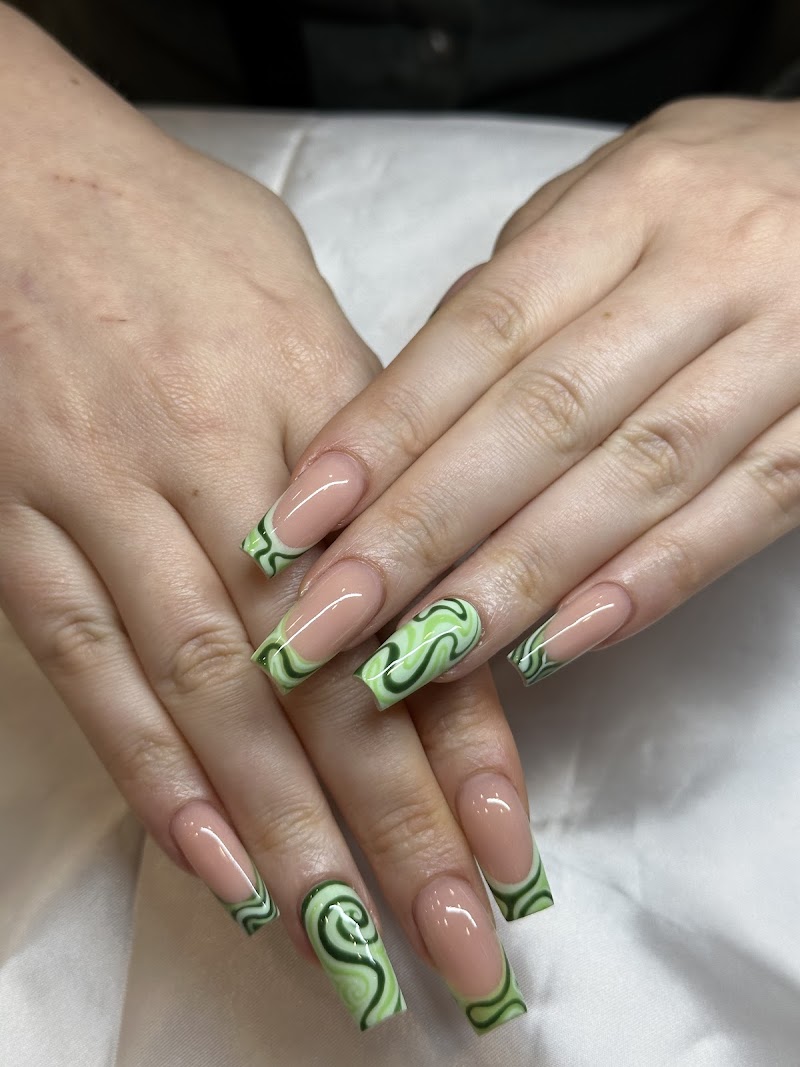 Spring Nails nail design by Kingscross Nails in London