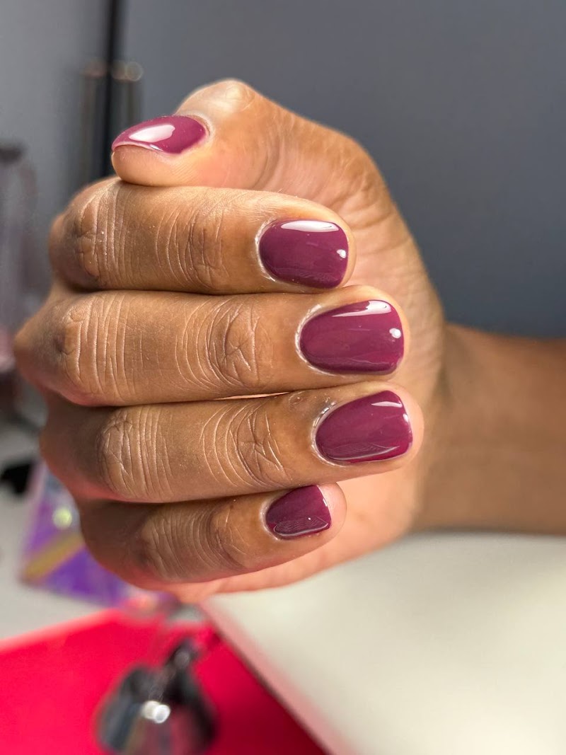 BIAB nail design by Russian Claws in New York