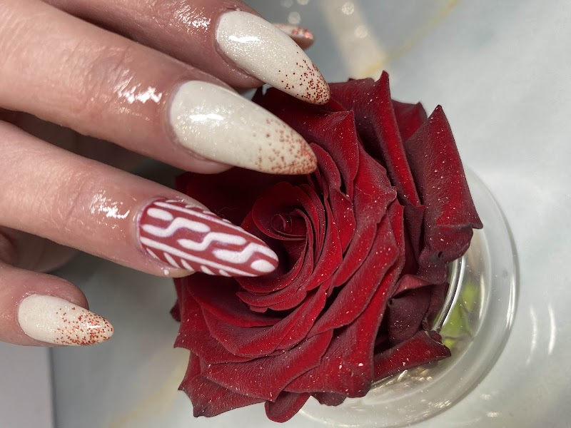 French Tips at Bel Air Nail Lounge in Los Angeles