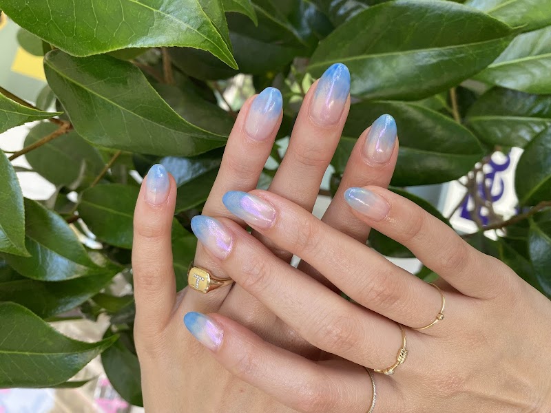 French Tips at Bel Air Nail Lounge in Los Angeles