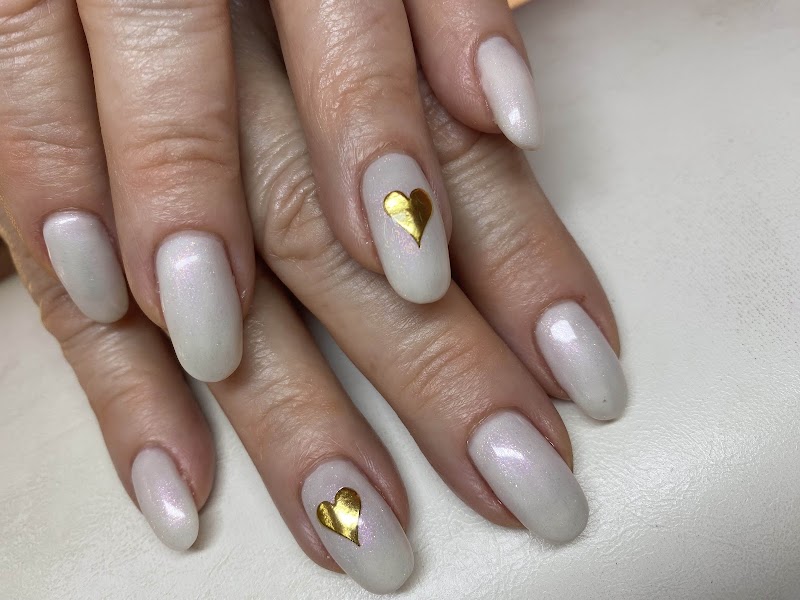 French Tips at Bel Air Nail Lounge in Los Angeles