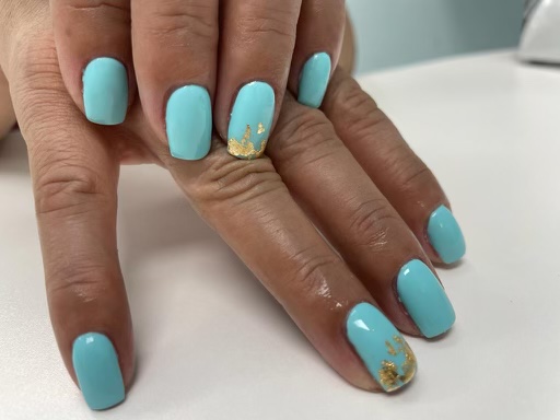 Coastal Nails nail design by Forever 21 Nail Lounge in Miami