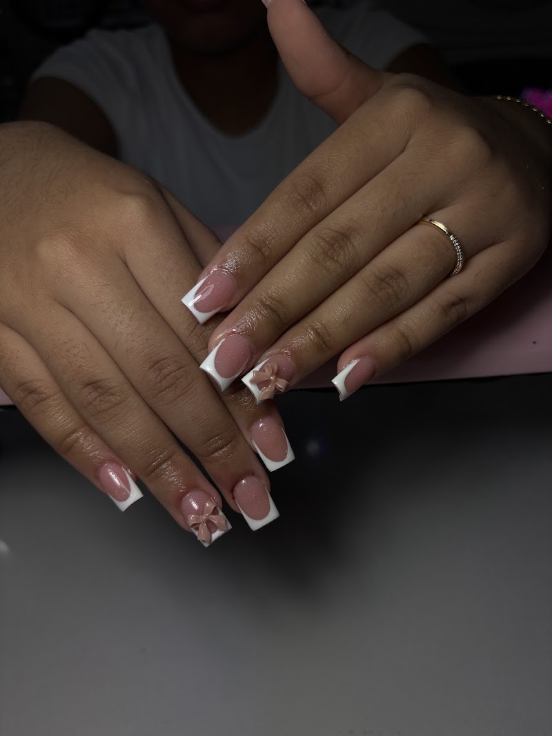French Tips at Silvya Nail Salon in New York