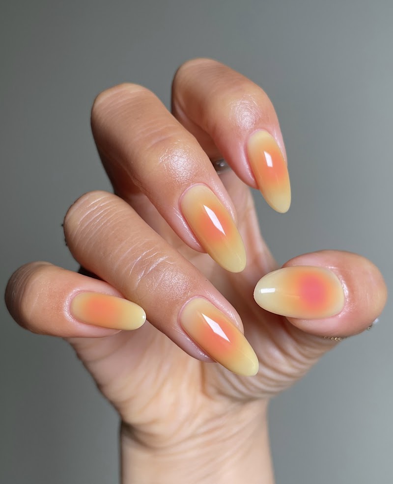 Neon Nails nail design by Cobb beauty studio in Los Angeles