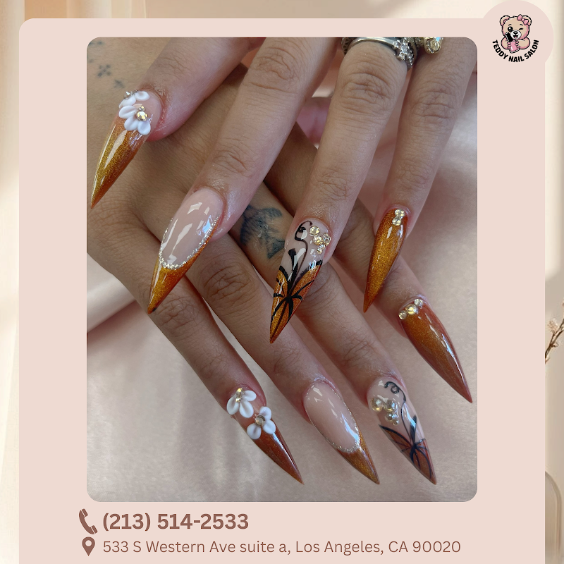 Y2K Nails nail design by Teddy Nail Salon in Los Angeles