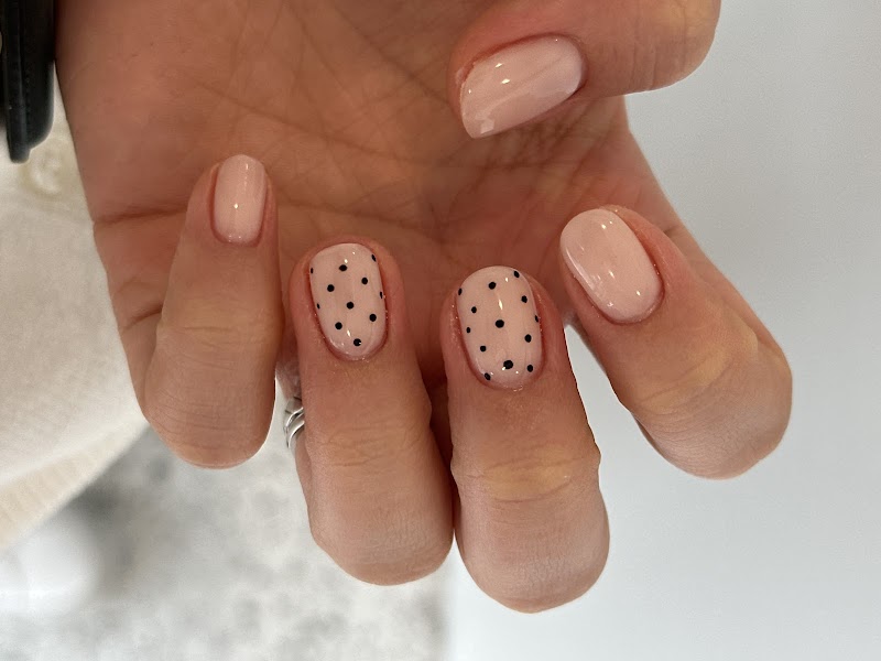 Russian Manicure nail design by Avra Nails in Los Angeles