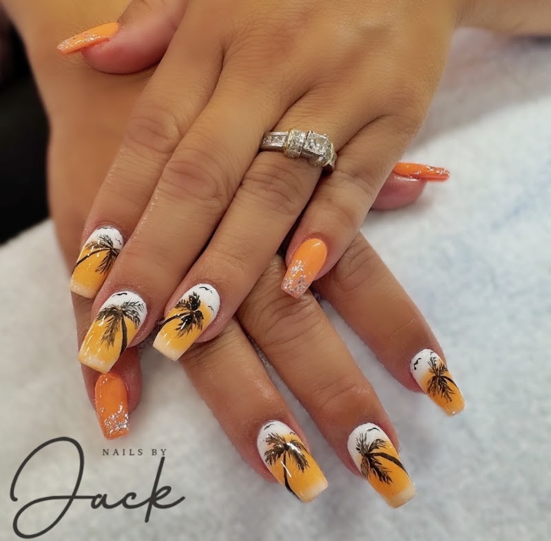 Gel-X nail design by Joe's Hair & Nail Spa in Los Angeles
