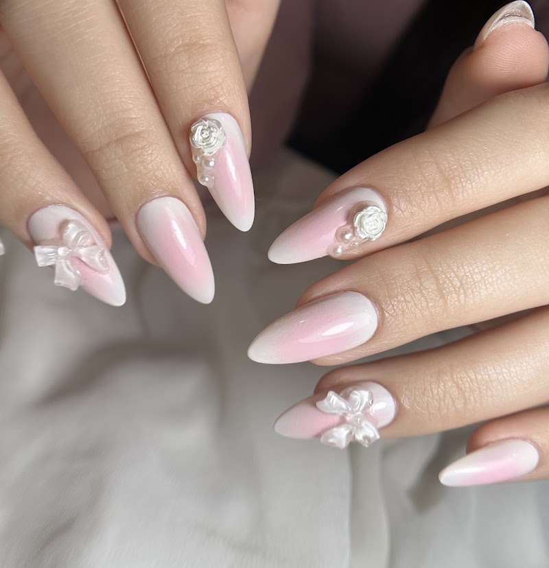 3D Nails nail design by Femme nail studio
