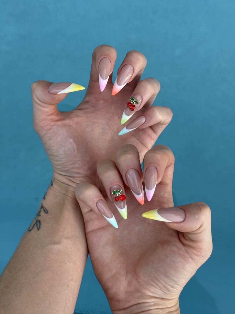 Summer Nails nail design by Ola’s Beauty Room in Miami