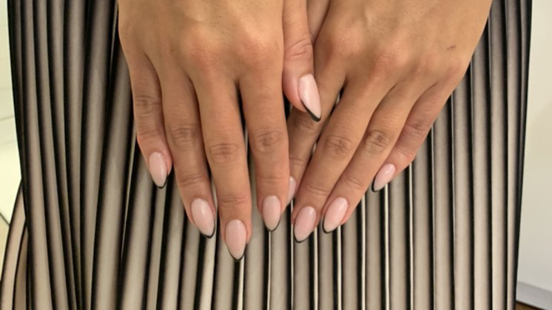 French Tips at SPA Blue in New York