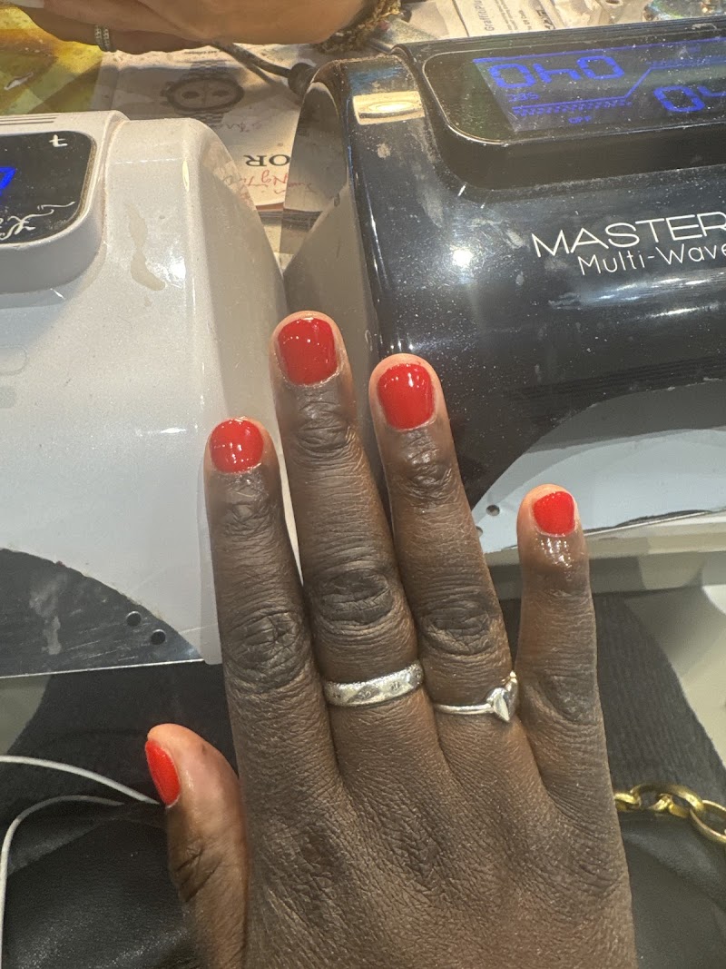 Russian Manicure nail design by Lux Nails & Co in London