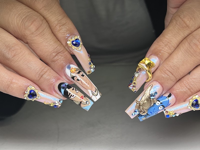 Nail Art at The Nail Theory NYC Salon in New York