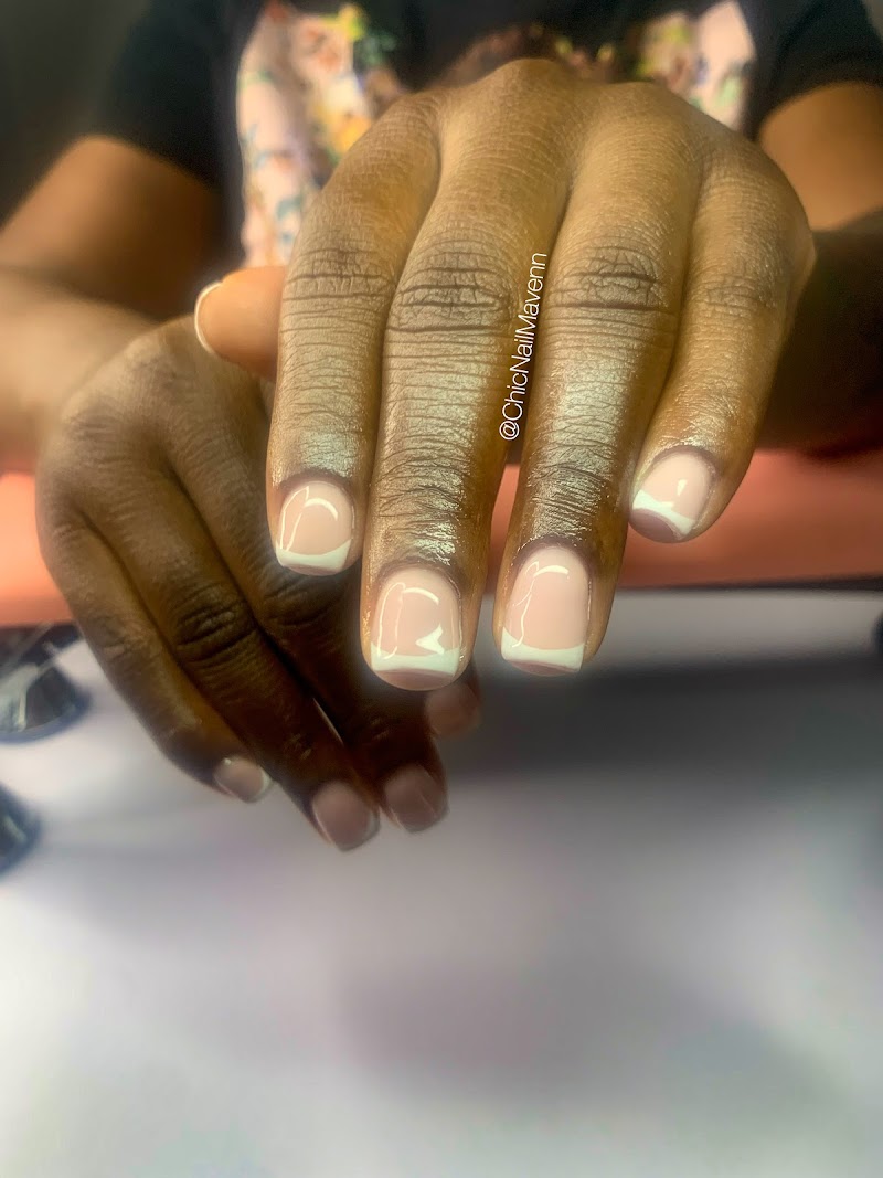 BIAB nail design by Chic Nail Mavenn LLC in New York